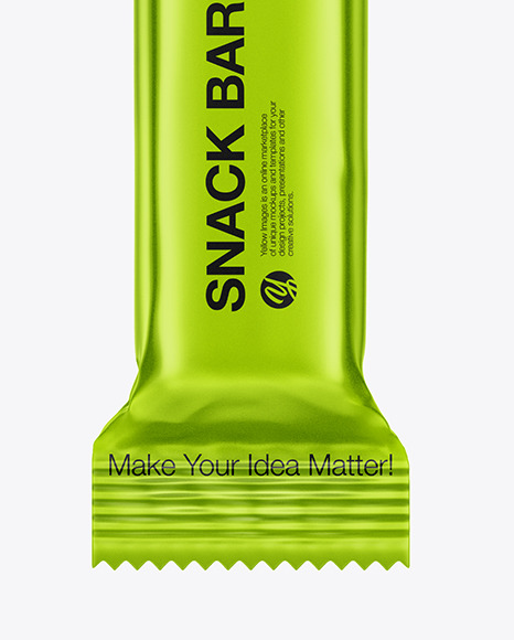 Metallized Snack Bar Mockup