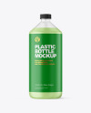 Frosted Plastic Bottle Mockup