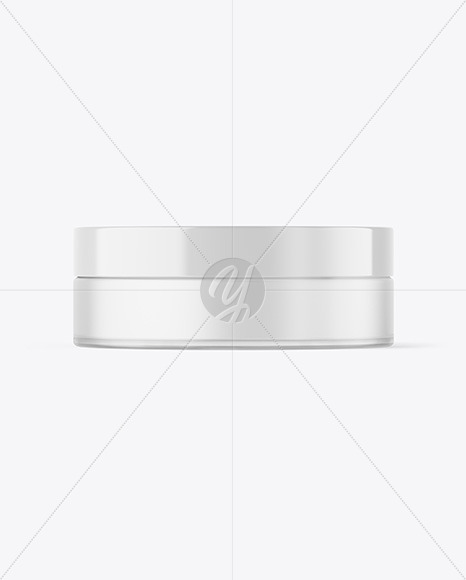 Frosted Cosmetic Jar Mockup