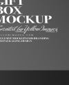 Gift Box With Cosmetic Tube Mockup