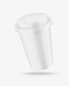 Matte Coffee Cup with Holder Mockup