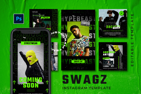 Swaqz Instagram Template - Instagram posts