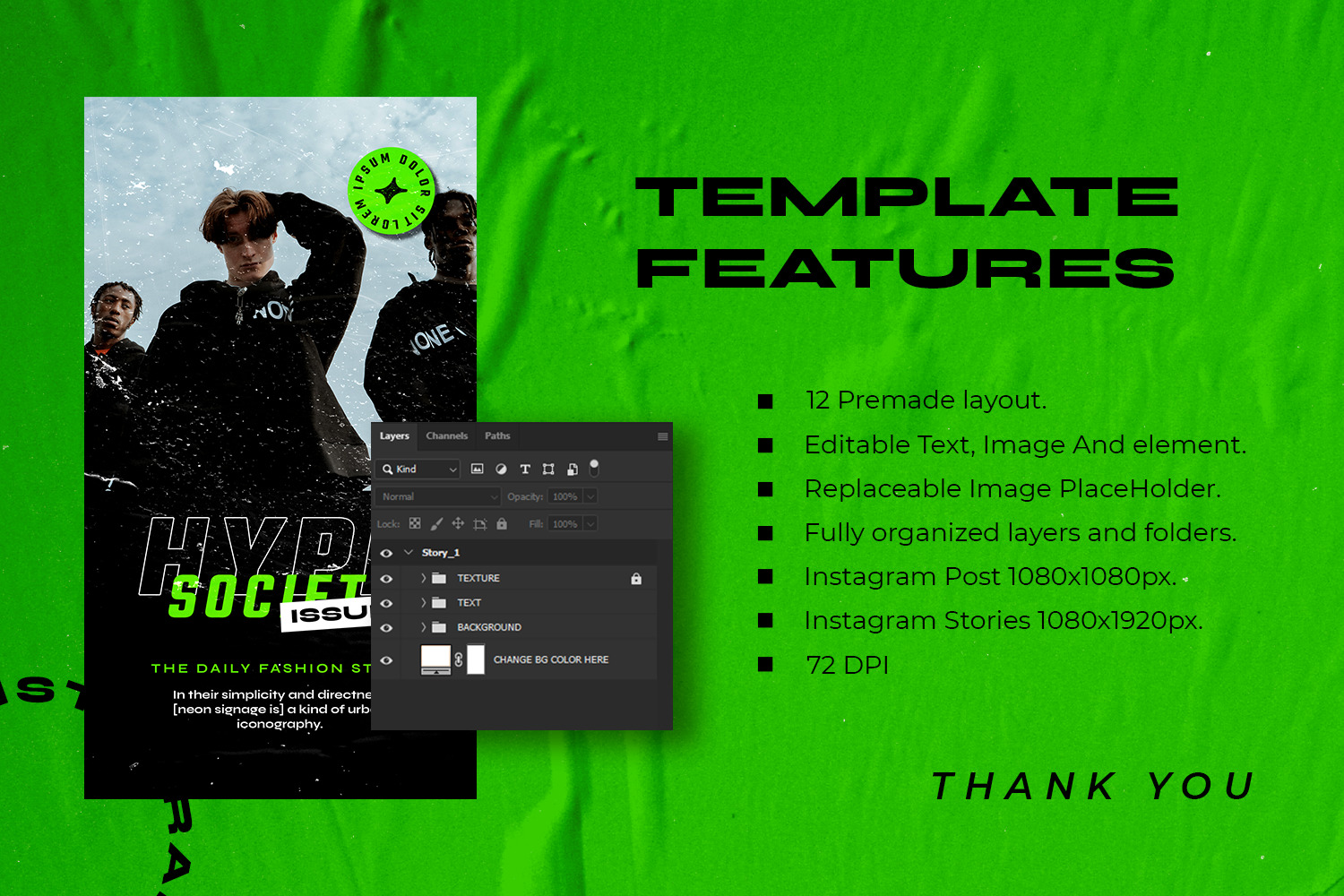 Swaqz Instagram Template