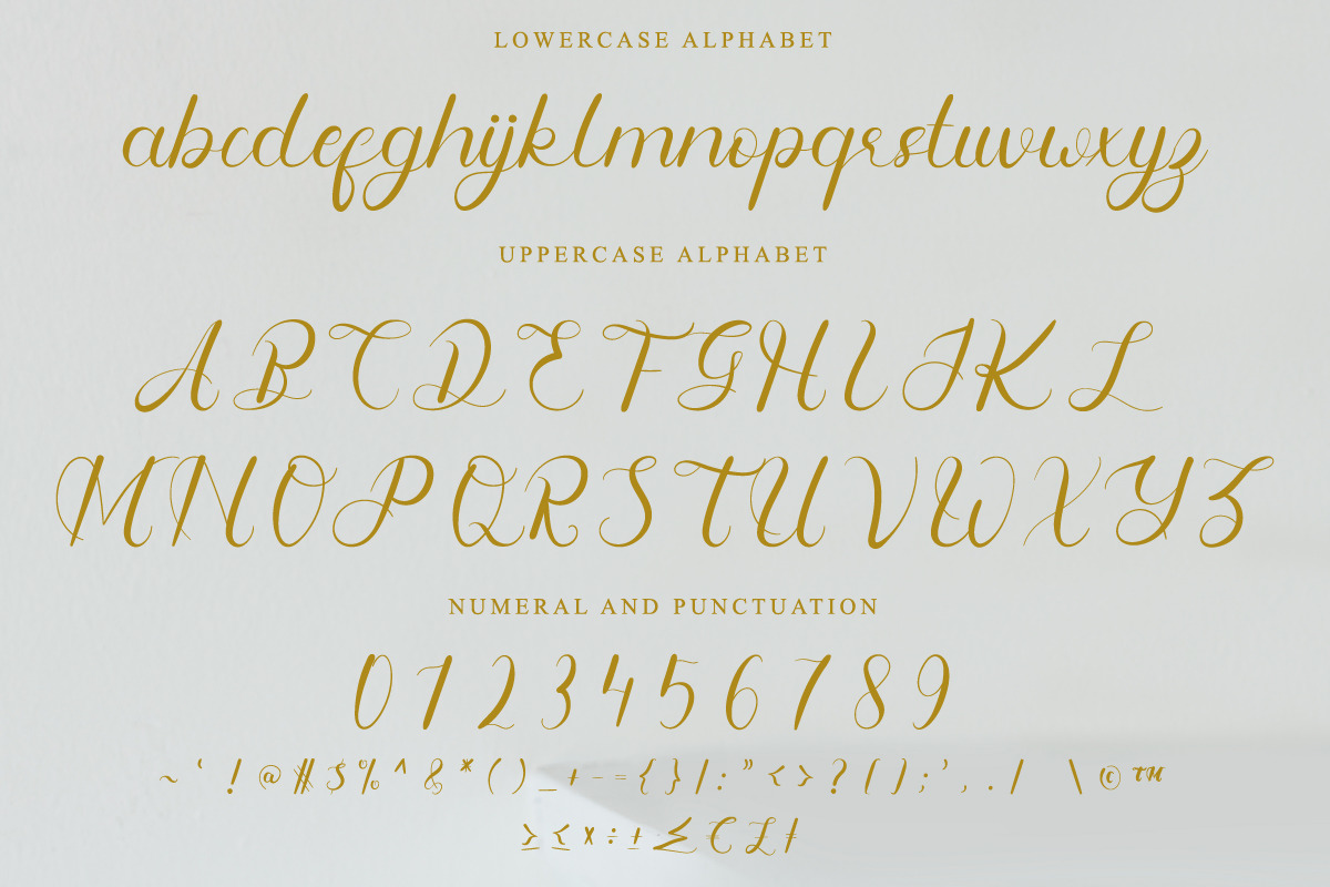 Fangirliya Calligraphy Font Fangirliya Calligraphy Font