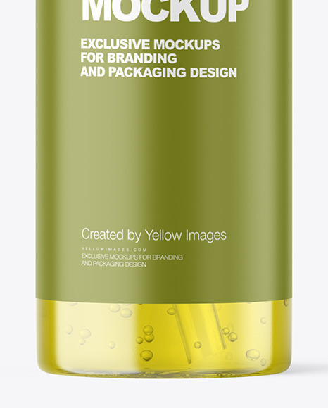 Color Liquid Cosmetic Bottle with Pump Mockup Color Liquid Cosmetic Bottle with Pump Mockup