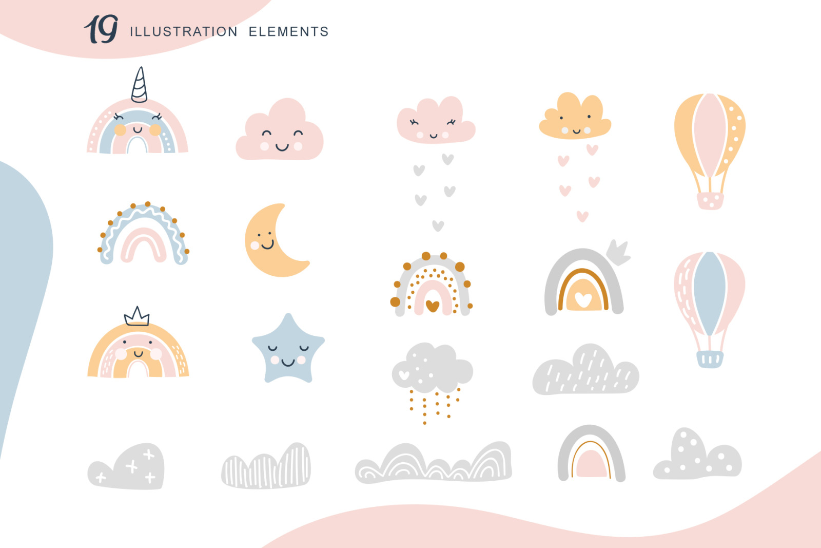 Hello Baby animals & calligraphy Hello Baby animals & calligraphy