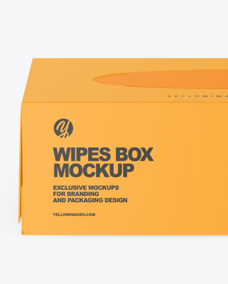 Matte Box w/ Wipes Mockup