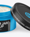 Opened Matte Cream Jar Mockup