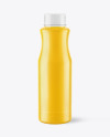 Orange Juice Plastic Bottle Mockup