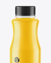 Orange Juice Plastic Bottle Mockup