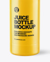 Orange Juice Plastic Bottle Mockup