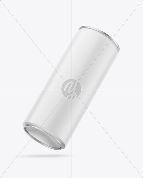 Matte Drink Can Mockup