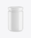 Glossy Sauce Jar Mockup