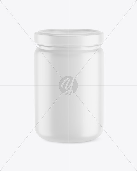 Matte Sauce Jar Mockup