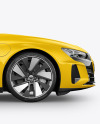 Electric Executive Car Mockup - Side View