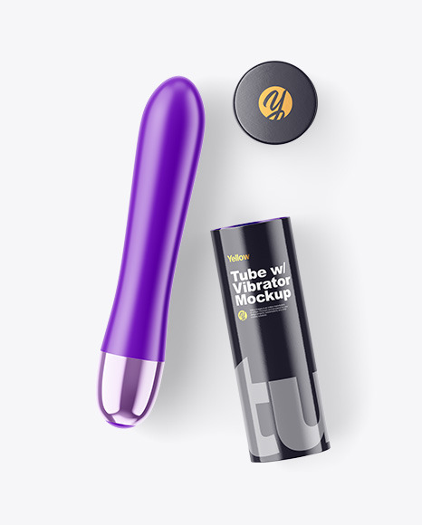 Glossy Tube w/ Vibrator Mockup