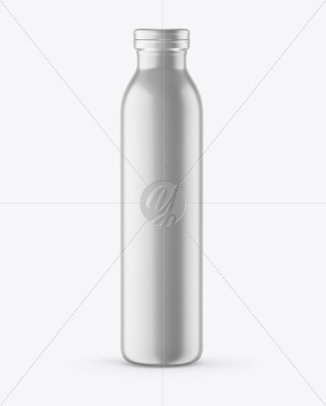 Matte Metallic Thermo Bottle Mockup