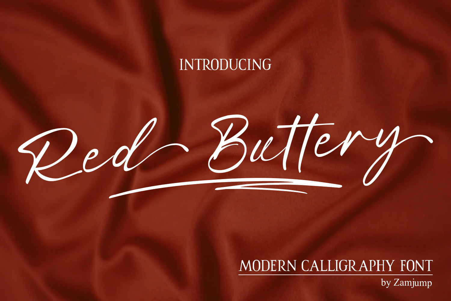 Red Buttery Font Red Buttery Font