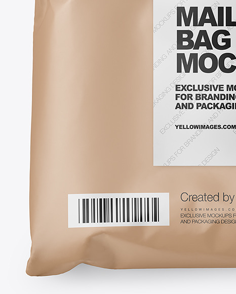 Matte Mailing Bag Mockup