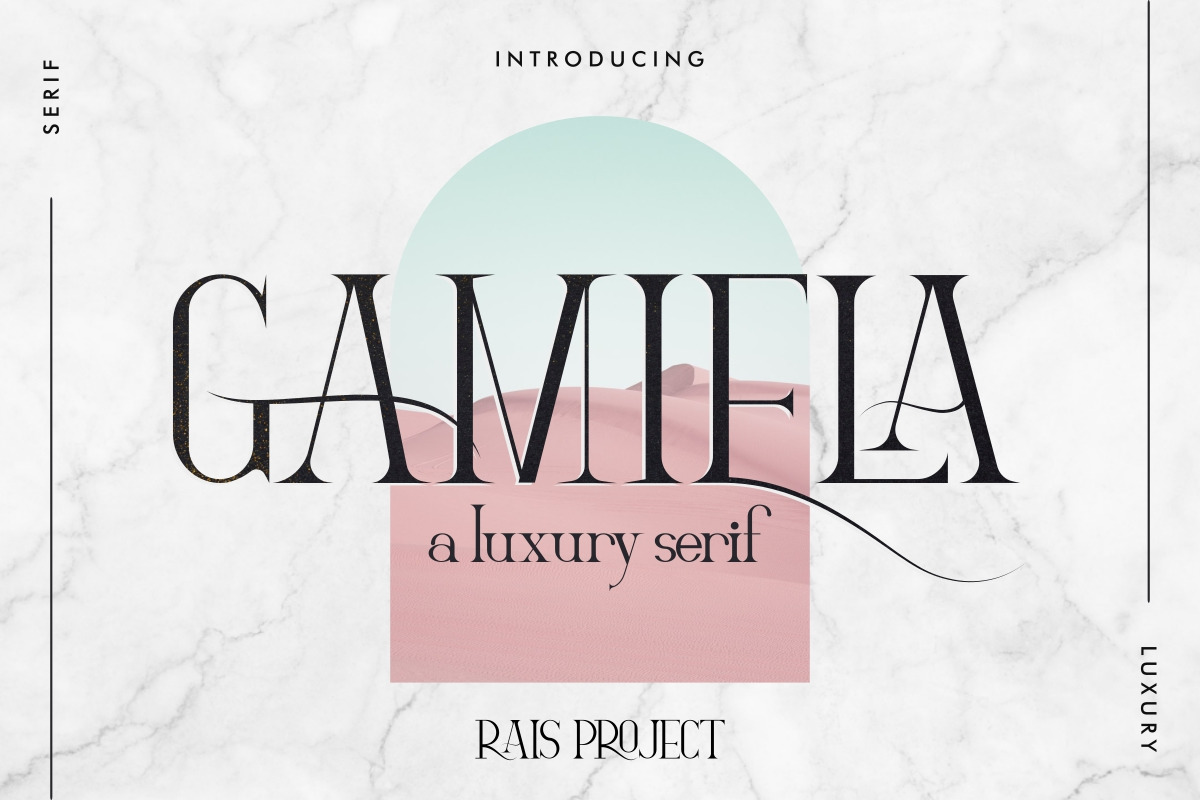 Gamiela Display Serif Font