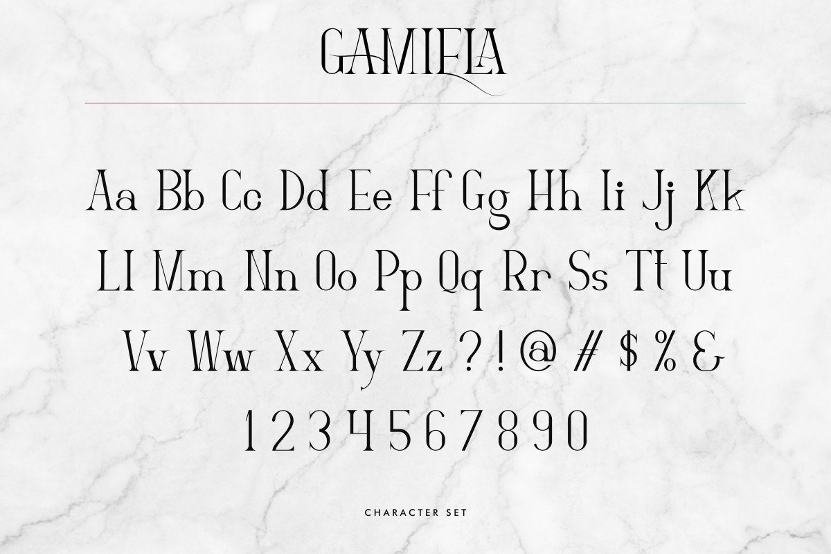 Gamiela Display Serif Font