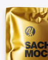 Metallic Sachet Mockup