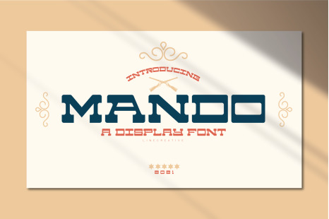 Mando Font - Slab serif