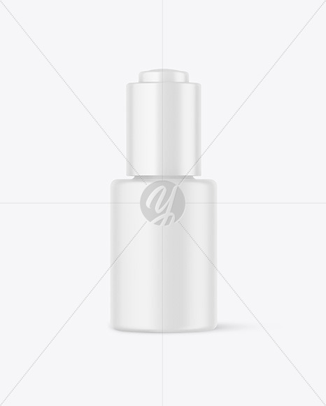 Matte Dropper Bottle Mockup