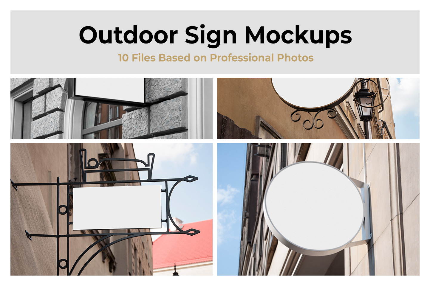 Outdoor Sign Mockups Outdoor Sign Mockups
