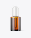 Amber Glass Dropper Bottle Mockup Amber Glass Dropper Bottle Mockup