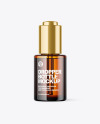 Amber Glass Dropper Bottle Mockup Amber Glass Dropper Bottle Mockup