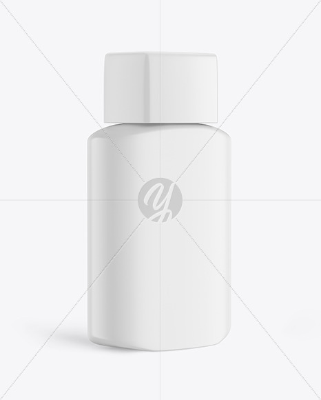 Matte Cosmetic Bottle Mockup