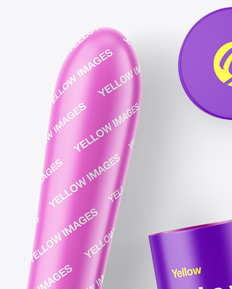 Matte Tube w/ Vibrator Mockup