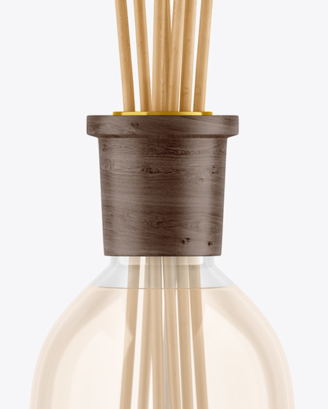 Clear Diffuser Bottle Mockup