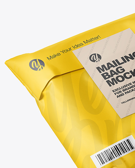 Matte Mailing Bag Mockup