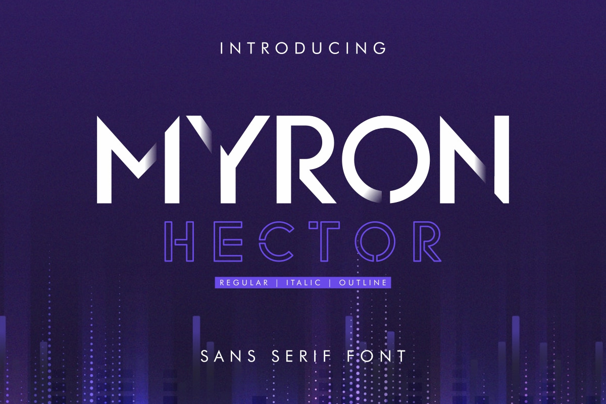 Myron Hector Sans Serif Font Myron Hector Sans Serif Font