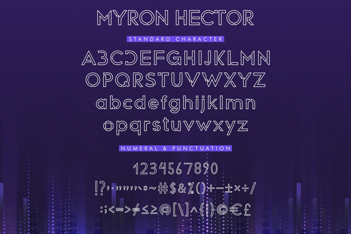 Myron Hector Sans Serif Font Myron Hector Sans Serif Font