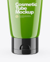 Glossy Cosmetic Tube Mockup