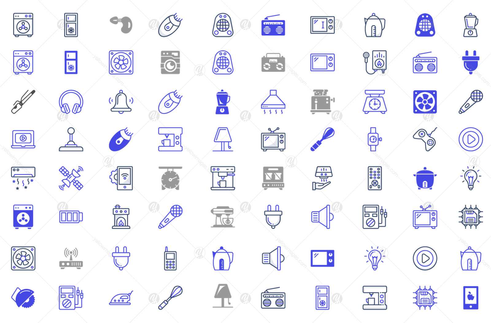 750+ Colored Line Icon