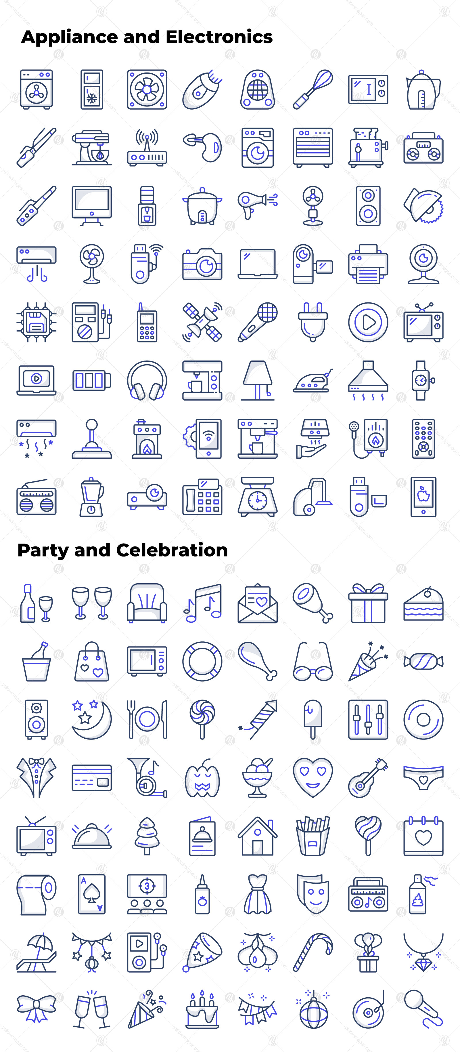 750+ Colored Line Icon 750+ Colored Line Icon