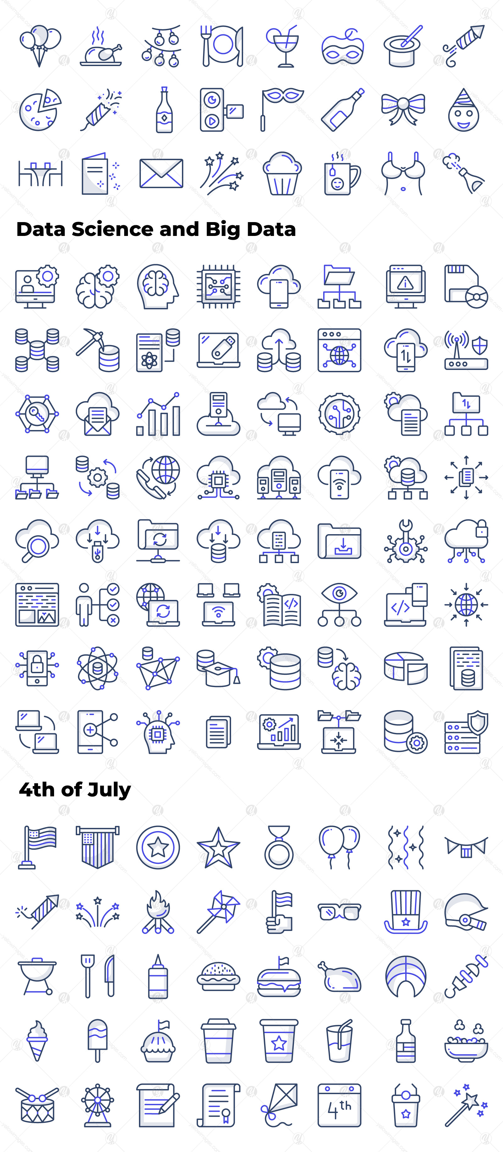750+ Colored Line Icon 750+ Colored Line Icon