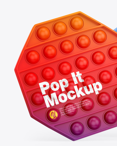 Two Pop It Toys Mockup