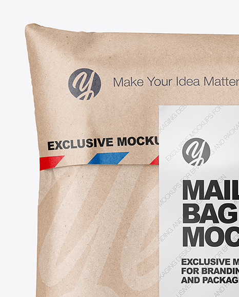 Kraft Paper Mailing Bag Mockup