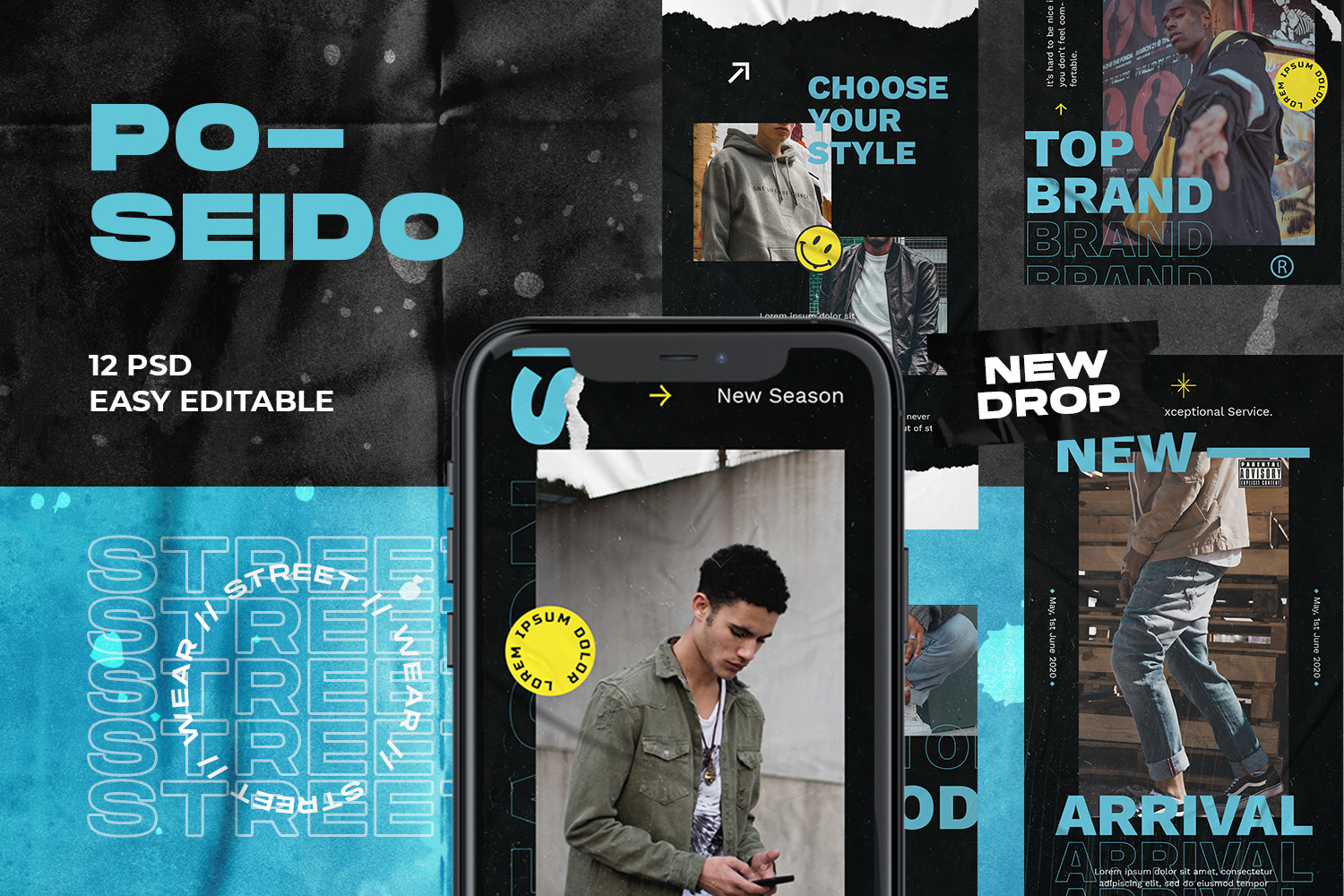 Poseido Instagram Template Poseido Instagram Template