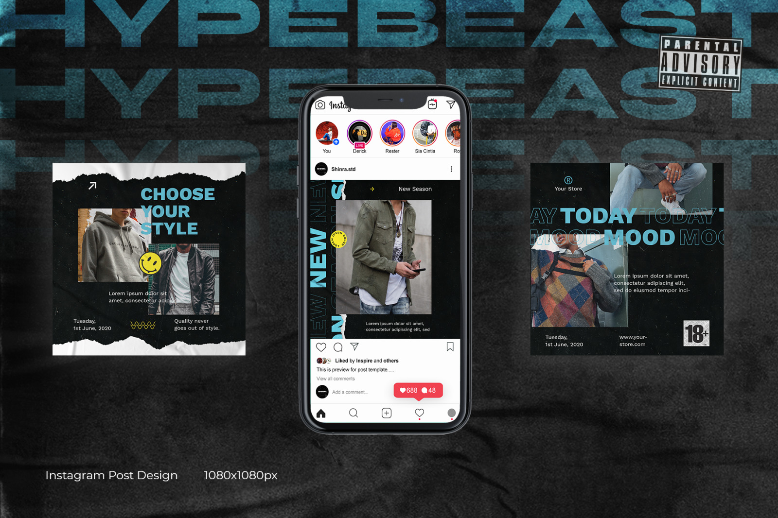 Poseido Instagram Template Poseido Instagram Template