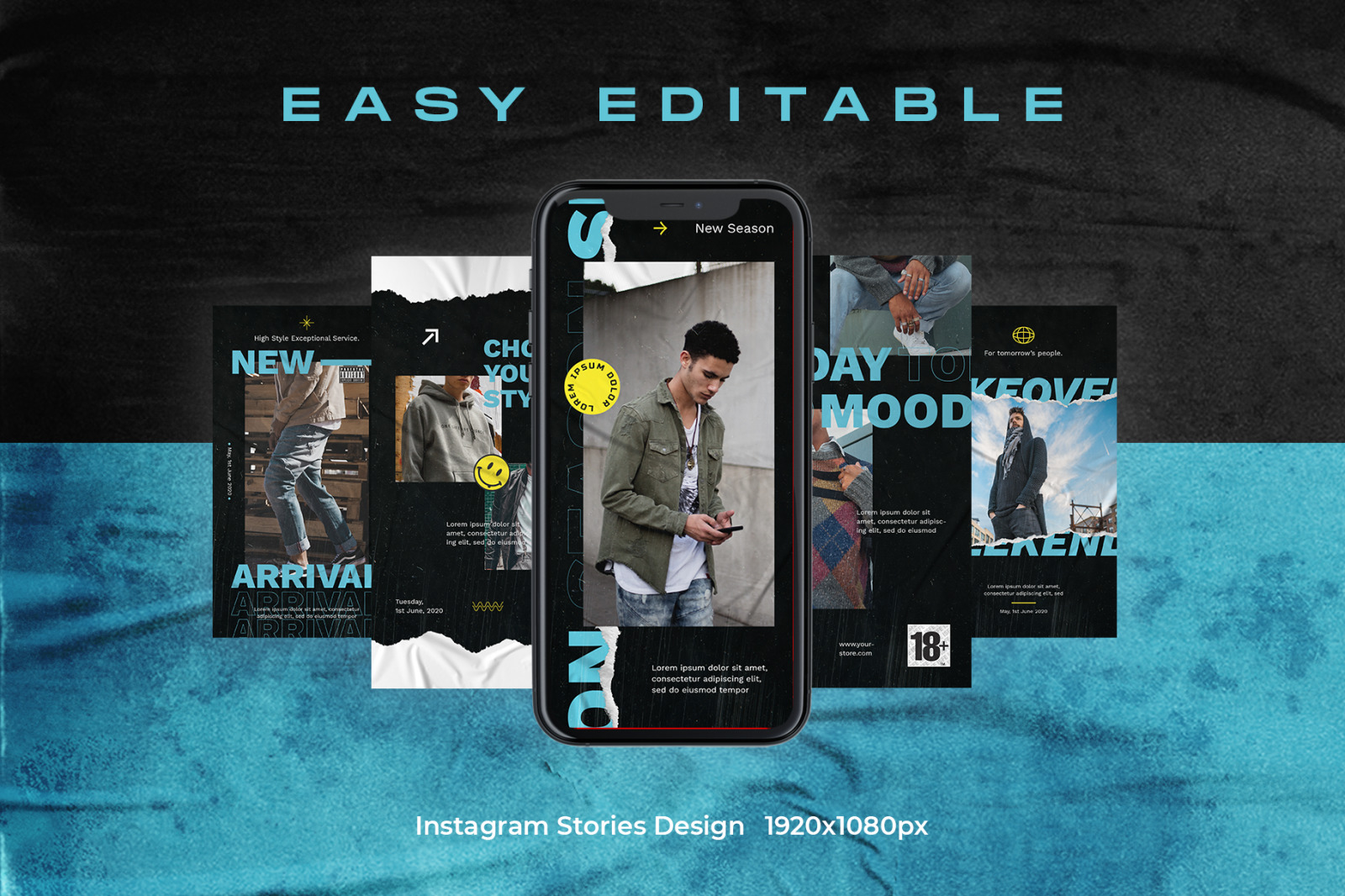 Poseido Instagram Template