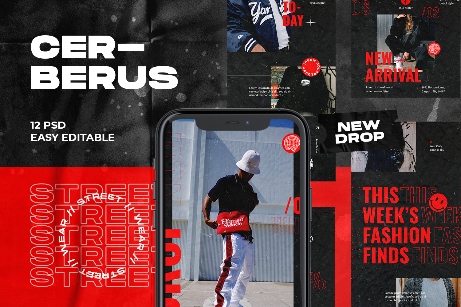 Cerberus Instagram Template Cerberus Instagram Template