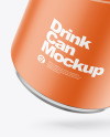 500ml Matte Drink Can w/ Foil Lid Mockup