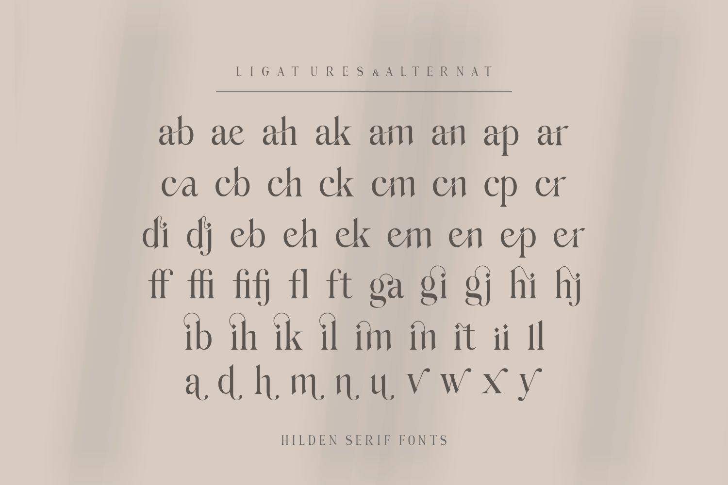 Hilden Font Hilden Font