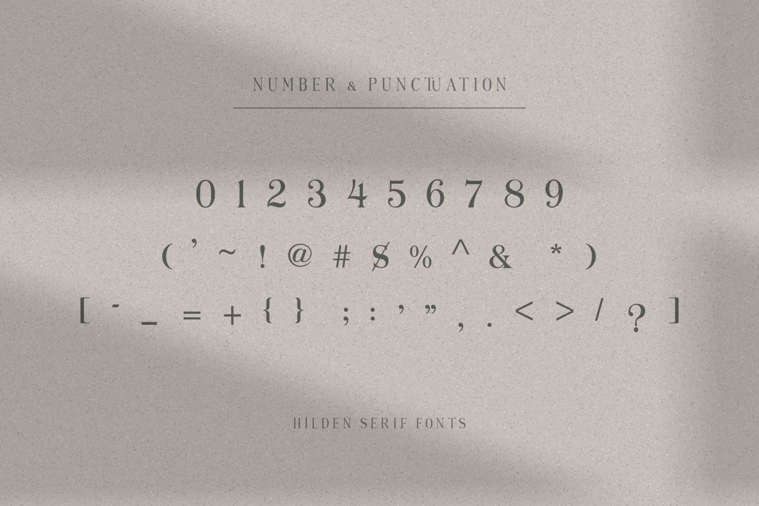 Hilden Font Hilden Font